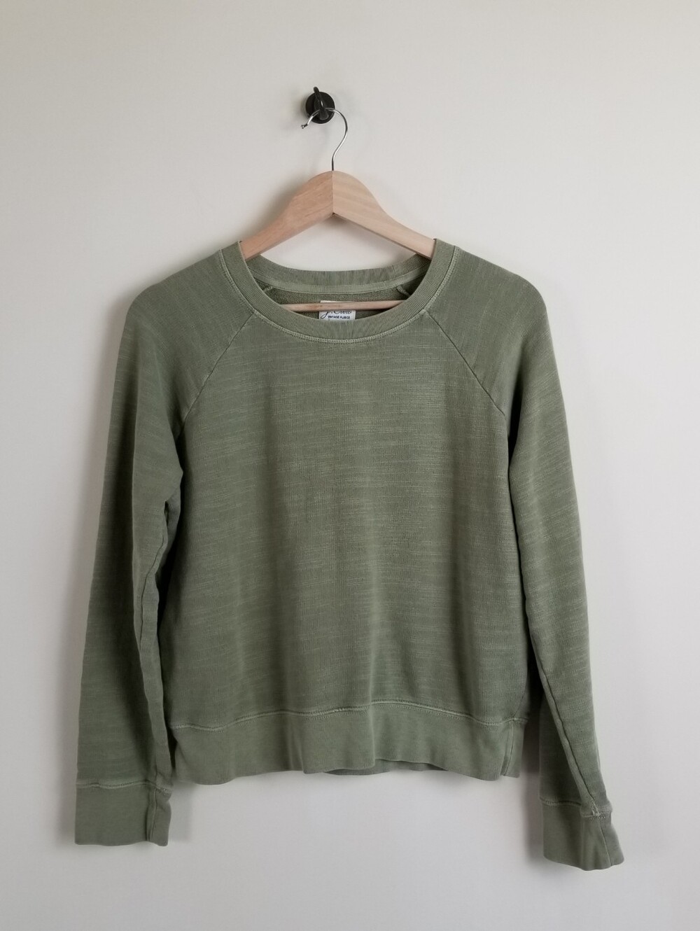 Vintage Cotton Terry Crewneck Pullover Size Small